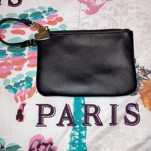 Black Betsey Johnson wristlet